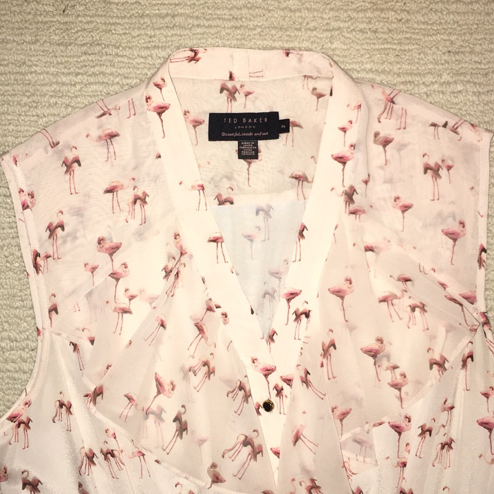 Ted Baker Pink Flamingo Pencil Dress!